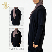 Vêtements de sport musulmans respirants de haute qualité pour l'été, personnalisation accélérée par le fabricant, tenue de sport islamique