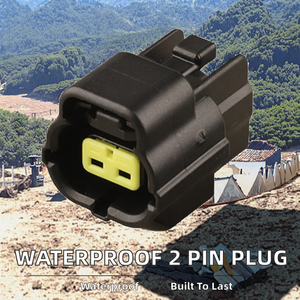 Conector Automotriz Macho-Hembra <span class=keywords><strong>de</strong></span> Latón Sellado a Prueba <span class=keywords><strong>de</strong></span> Agua IP67 con Contacto <span class=keywords><strong>de</strong></span> Cobre <span class=keywords><strong>de</strong></span> 2 Pines HH DJ70216Y-1.8-11/21 - Product Image 2