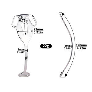 FRRK perangkat sabuk Chastity tak terlihat celana dalam dewasa pengekang perbudakan dari curang kunci vagina klip Penis mainan seks cockage - Product Image 4