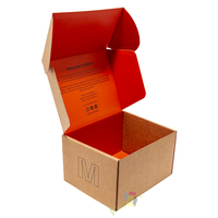 Boîte postale en carton ondulé à grand pli pour avion Boîte postale en carton pour vêtements