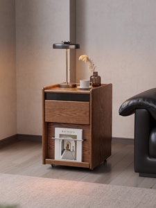 Mueble Auxiliar <span class=keywords><strong>de</strong></span> Sofá <span class=keywords><strong>de</strong></span> Madera Maciza Estilo Antiguo con Cajón <span class=keywords><strong>de</strong></span> Almacenamiento, Mesa <span class=keywords><strong>de</strong></span> Centro Pequeña Vintage Medieval Móvil para Sala <span class=keywords><strong>de</strong></span> Estar BG010 - Product Image 1