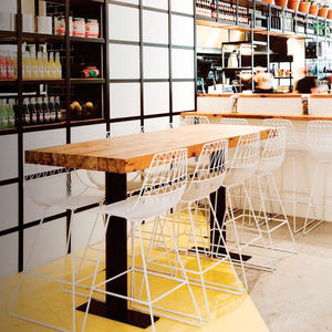 En plein air <span class=keywords><strong>Chaise</strong></span> En Fil Métallique En Métal Noir Moderne <span class=keywords><strong>Bertoia</strong></span> Chaises <span class=keywords><strong>De</strong></span> <span class=keywords><strong>Bar</strong></span> - Product Image 2