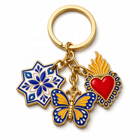 Porte-clés en métal personnalisé, porte-clés en émail souple, breloques Taco, Avocat, Sauce piquante, Piment, cadeau souvenir, vente en gros, porte-clés mexicain