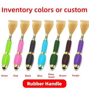 Massageador de mão e costas com alça longa, massageador personalizado de metal para costas e cuidados de saúde, com contas de aço magnéticas - Product Image 5