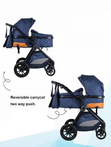 Poussette Bébé <span class=keywords><strong>3</strong></span>-en-<span class=keywords><strong>1</strong></span> Pliable Portable en Gros Chine Siège <span class=keywords><strong>Auto</strong></span> Landau Poussette <span class=keywords><strong>3</strong></span>-en-<span class=keywords><strong>1</strong></span> - Product Image 5