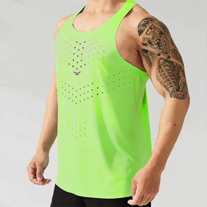 Chaleco Deportivo Atlético Sin Costuras, Ligero, de Secado Rápido, con Cintas Adhesivas, Malla Deportiva, Corte Láser, para Gimnasio, Trail Running, Maratón - Product Image 5