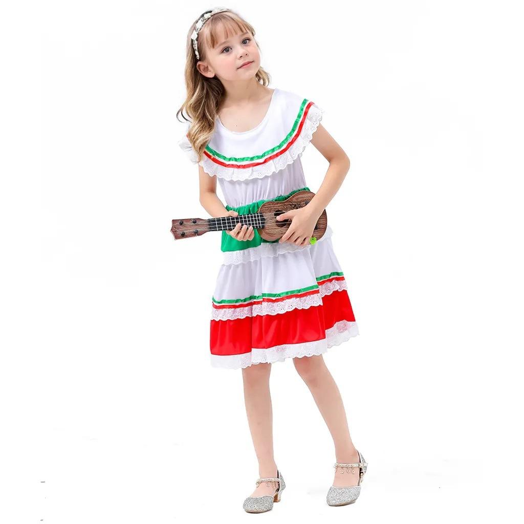 vestido mexicano para niñas que te permiten ser informal con Vogue