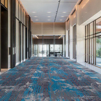 Tapis en nylon imprimé sur mesure HENGJIU, design moderne, tapis d'accueil imprimé, tapis de chambre d'hôtel de luxe 5 étoiles