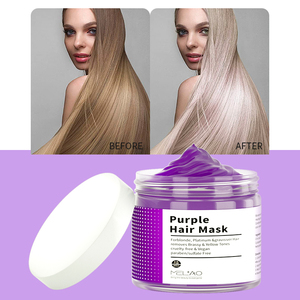 <span class=keywords><strong>Maschera</strong></span> <span class=keywords><strong>Capelli</strong></span> Viola Anti-Giallo per <span class=keywords><strong>Capelli</strong></span> Biondi, <span class=keywords><strong>Decolorati</strong></span>, Argento e Grigio - Correttore Colore e Tonificante Profondamente Purificante - Product Image 4