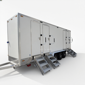 Vip Wc Porta Potty Trailer Public Mobile Outdoor Bathroom Luxury <b>Portable</b> <b>Toilet</b> - Product Image 5