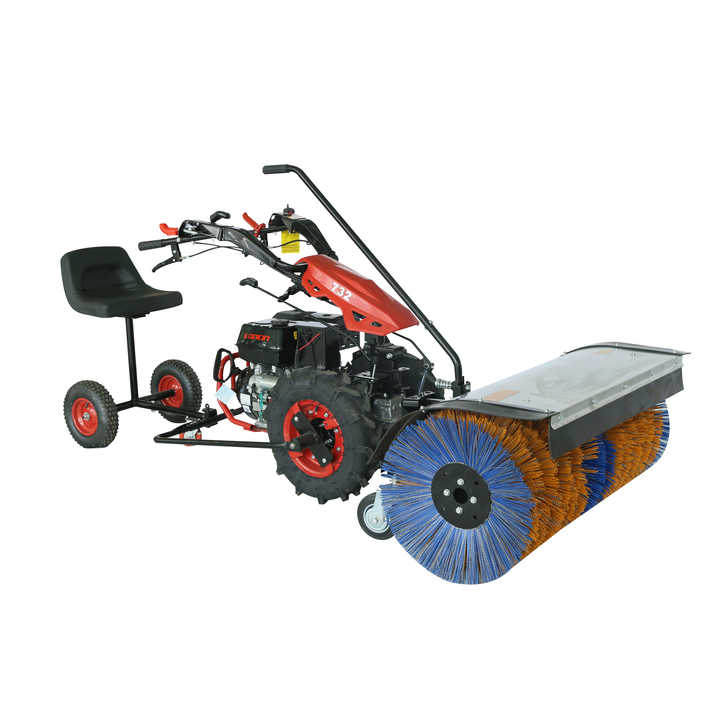 Multifunction 6.5hp Power Brush Sweeper for Snow & Gravel