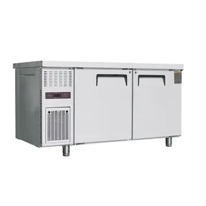 市販の直接冷却冷凍装置2引き出しカウンター下冷蔵庫および冷凍庫冷却チェスト冷凍庫