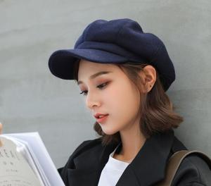 Boina Clásica de 6 Paneles Estilo Francés para Estudiantes, 100% Lana, para Invierno, para Mujer, para Esquí y Uso Casual, Disponible al por Mayor - Product Image 6