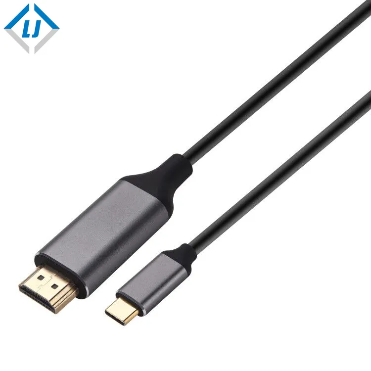 중산 LJ USB C HDMI 케이블 2 미터 4K @ 60HZ 케이블 새로운 맥북 프로