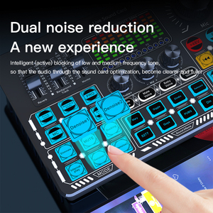 Carte son professionnelle Watford, interface de mixage audio pour téléphone et PC, pour diffusion en direct et enregistrement - Product Image 6
