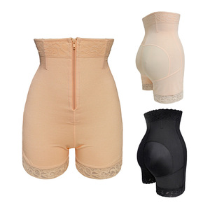 Taille haute abdominale jambes minces ascenseur fesses pantalon vague bas fermeture éclair sport serré grande taille corps façonnage - Product Image 5