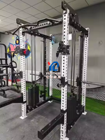 YG FITNESS YG-A006 Machine Smith multifonctionnelle 3-en-1 et rack de musculation multifonctionnel pour l'entraînement de force commercial