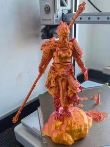 Tùy chỉnh Wukong <span class=keywords><strong>3D</strong></span> in Hành động Hình thép không gỉ CNC gia công dịch vụ - Product Image 4