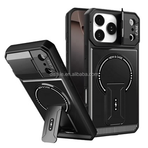 Nuova Custodia Magnetica Mecha Stand 2025 per <span class=keywords><strong>iPhone</strong></span> 17 Pro Max, Compatibile con <span class=keywords><strong>iPhone</strong></span> 17Pro 16 15 14 13 <span class=keywords><strong>12</strong></span> 11 <span class=keywords><strong>Cover</strong></span> <span class=keywords><strong>Protettiva</strong></span> - Product Image 1