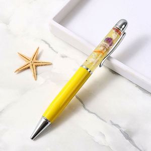 Custom <b>Stripping</b> Style Promotion Gifts <b>Plastic</b> Ballpoint Pen with Liquid Floating Feature - Product Image 6