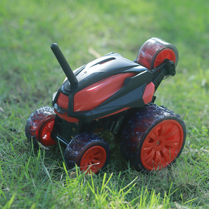 Voiture de course acrobatique à 5 roues divertissante, télécommande anti-interférence 2,4 GHz, 360 °   Trottinette à roulettes avec lumières LED clignotantes, design antichoc - Product Image 2