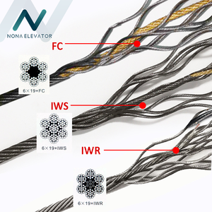 เชือกลวดลิฟต์6*19 + fc/<span class=keywords><strong>iws</strong></span>/iwr 6/8/10/11/12/13/16มม. - Product Image 3
