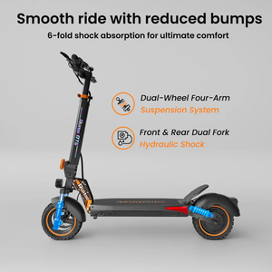 สกู๊ตเตอร์ไฟฟ้าพับได้ Ruitoo Rt6 Aus Warehouse จัดส่งฟรี ราคาถูก สำหรับผู้ใหญ่ ขับขี่ออฟโรดได้ รวดเร็ว สำหรับผู้ใหญ่ Sco Scoo Rt6 Scooter - Product Image 4