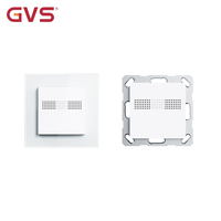 Termostato de Pared RTC con Sensor de Temperatura y Humedad Integrado, 2/4 Tubos HVAC, Control PI de 2 Puntos, Termostato KNX Lite con Secure 55mm