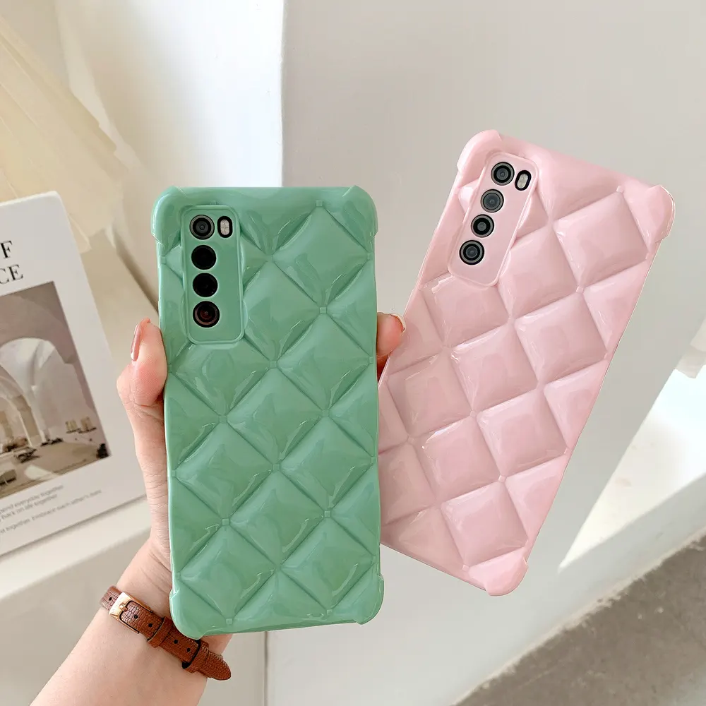 2022 Hot Candy Color Shockproof tpu gel Case Back Cover For Huawei P30 P40 P50 Pro Nova 7 8 9 Mate40 30 Girls Lady Phone Case
