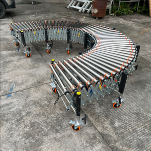 Esteira Transportadora de Rolos por Gravidade Automática Expansível e Ajustável, Resistente ao Calor, em Aço Inoxidável 1. Expansível 2. Transportador de Rolos - Product Image 2