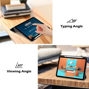 IPad เค<span class=keywords><strong>ส</strong></span>ป้องกันแบบบางเฉียบรุ่น10th 10.2นิ้ว-ที่ใ<span class=keywords><strong>ส</strong></span>่แม่เหล็กและที่ครอบแบบ<span class=keywords><strong>ส</strong></span>ลีป/ปลุก (รุ่น # A2696, A2757, A2777) - Product Image 2