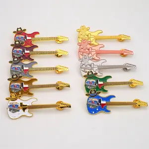 Wholesale hot sale custom metal 3D enamel Guitar pin