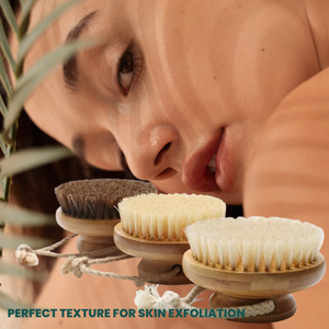 Prix de gros bambou bain corps brosse éponge épurateur massage douche brosses sisal rond bain brosse - Product Image 4