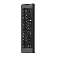 X9 Air Mouse Télécommande en alliage d'aluminium pour TV IR Apprentissage 2.4g + BT X9 Google Voice Mini clavier double mode