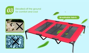 Sopraelevato al coperto all'aperto campeggio per cani da compagnia letto fabbrica fornitore personalizzato produttore ODM OEM all'ingrosso - Product Image 2