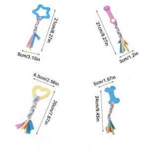 Dış ticaret Dropshipping için dayanıklı interaktif halat ile yeni kalp köpek çiğnemek oyuncak - Product Image 2