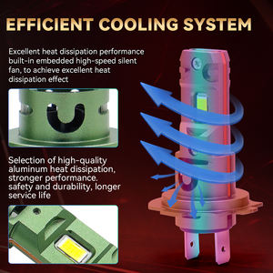 Bombilla LED para Faros Delanteros de 40W, 3570 Chips, H7, 6000K, 6000LM, Conexión Directa, Resistente al Agua, Ajuste Universal para Autos y Motocicletas - Product Image 6