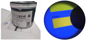 Encre UV invisible anti-contrefaçon pour sérigraphie, conception personnalisée pour sacs en papier, logos, t-shirts, imprimantes, chaussures – Fournisseur d'usine - Product Image 2