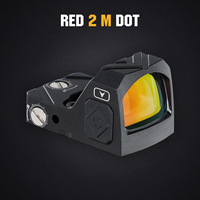 Ohhunt Viseur Réflexe Ouvert Anti-Parallaxe 12 Niveaux de Luminosité Activation par Mouvement Optique Tactique Point Rouge pour R&R Cut