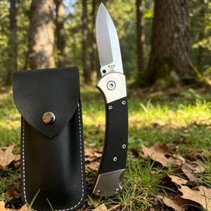 Cuchillo Plegable Automático Estilo 110 con Hoja D2 y Mango G10, Envío Rápido de 3-7 Días, Herramienta Táctica EDC para Camping, Caza y Actividades al Aire Libre - Product Image 2