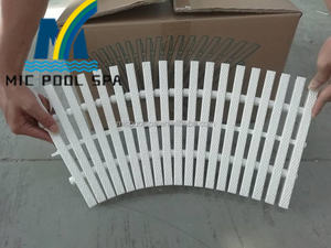 Grille de débordement d'ABS de drain de gouttière de PVC d'approvisionnement d'usine pour des piscines d'enfants et de station thermale - Product Image 4