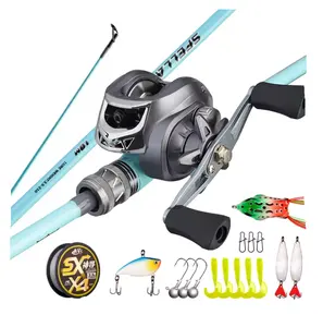 Weihai CTO 1.8m set completo di canna da pesca mulinello combo spinning canna da pesca combo combo per la vendita