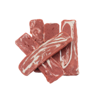 Os de formation à mâcher pour chien Nourriture naturelle pour chien Canard Neige Long Filet Friandises à mâcher pour chien