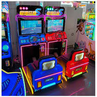 Jeu de voiture Racing Happy racing arcade vidéo opération de pièces simulateur de conduite pour enfants console de course