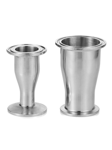 Adaptador Reductor Igual de Acero Inoxidable Sanitario de 1 Pulgada y 1/2 Pulgada con Abrazadera Tri-Clamp, Forjado, Marca SANSUN/OEM, Liso y Pulido, Clase 150 Baja - Product Image 4