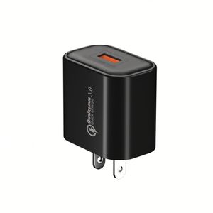 อะแดปเตอร์ชาร์จไฟ QC3.0 แบบเสียบผนัง หัวปลั๊ก EU US UK 9V 2A 18W ชาร์จเร็ว สำหรับโทรศัพท์มือถือทุกรุ่น - Product Image 4