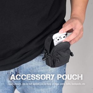 Sports Waist Pack Camouflage <b>Mini</b> <b>Pouch</b> With Zipper Pocket Outdoor Use - Product Image 3