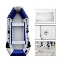 Durable Pvc Whitewater River Drifting Fishing Rafting Auvent Bateau Gonflable Drop Stitch Bottom Rowing Lifeboat