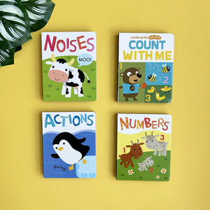 Livre cartonné pour enfants personnalisé en usine, avec des mots <span class=keywords><strong>anglais</strong></span> ABC colorés, fabriqué en carton ondulé offset - Product Image 2