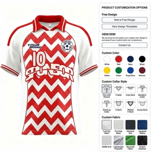 Maglia da Calcio Personalizzata con Stampa Digitale, Traspirante, Manica Corta, 100% Poliestere, <span class=keywords><strong>Slim</strong></span> Fit, Stile Retrò, Streetwear - Product Image 1